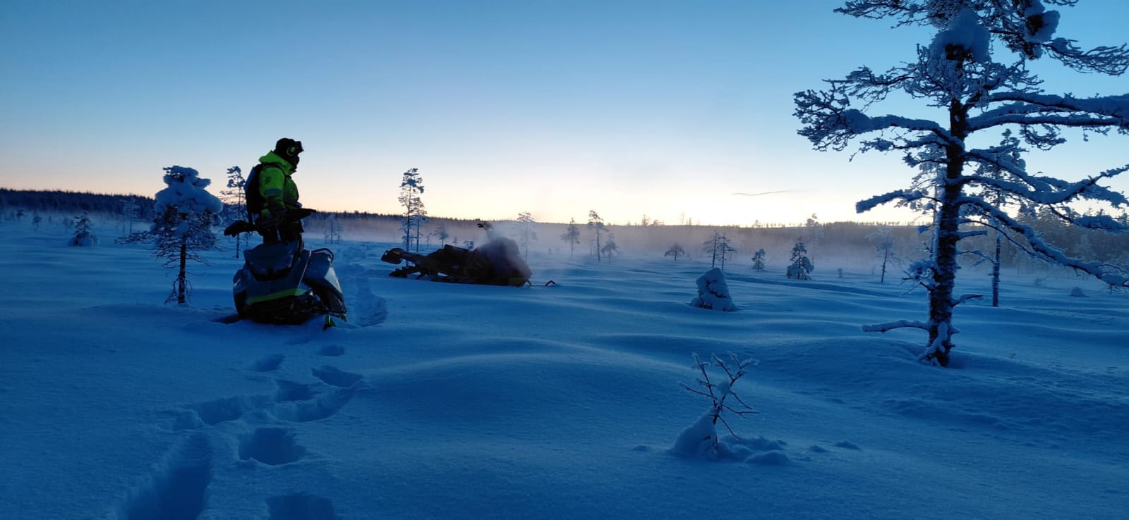 Vinterlandskap och vidder i norra Sverige
