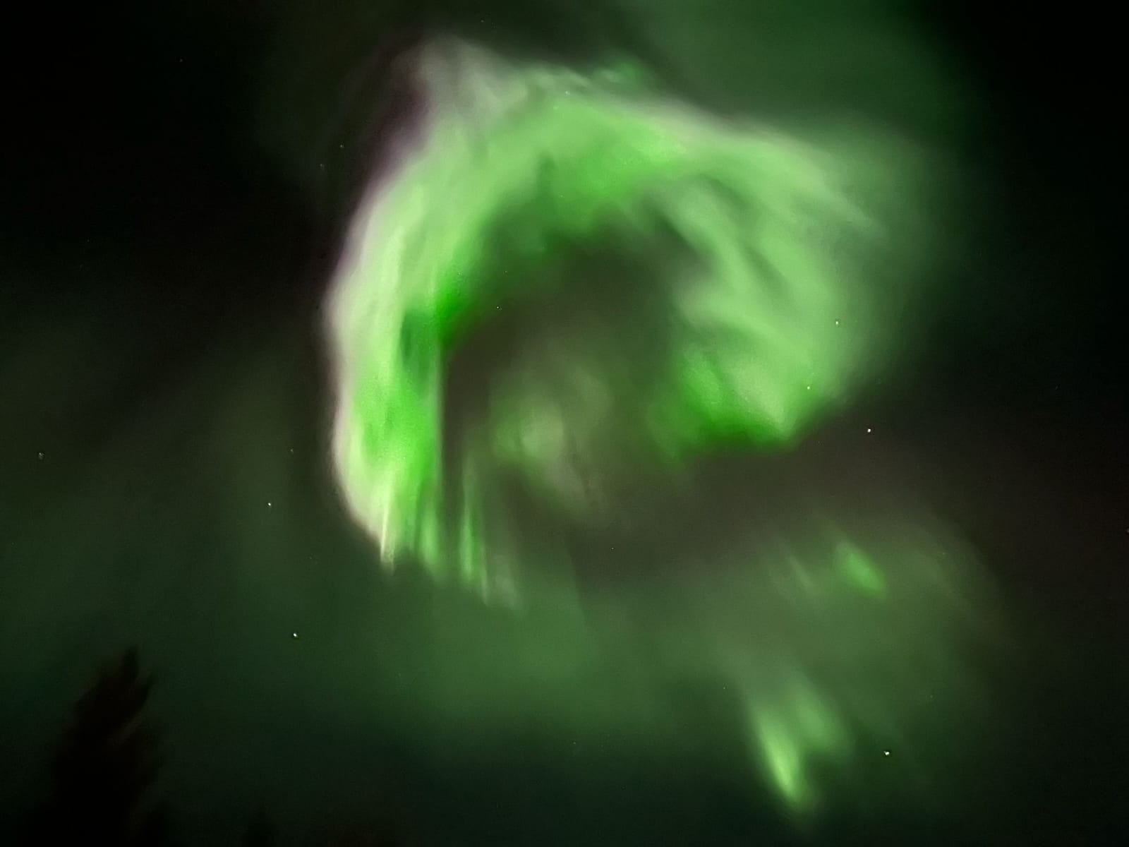 Norrsken över norra Sverige