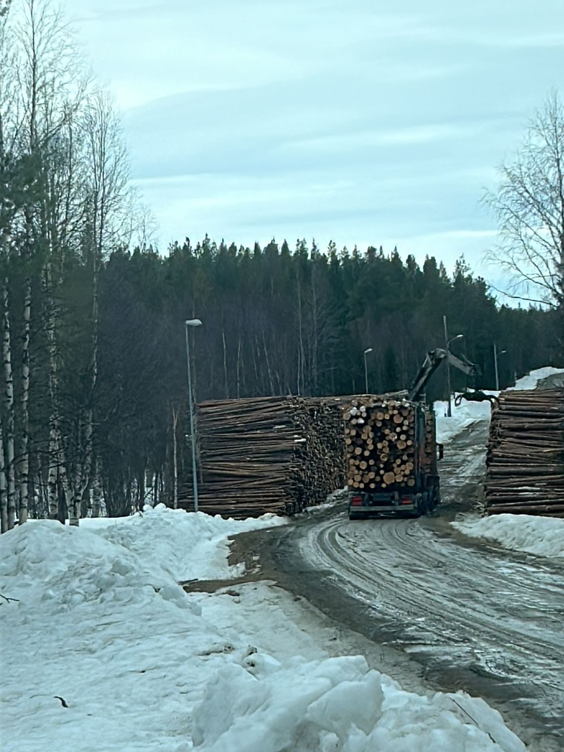 Virkeshantering och transport i skogsbruket